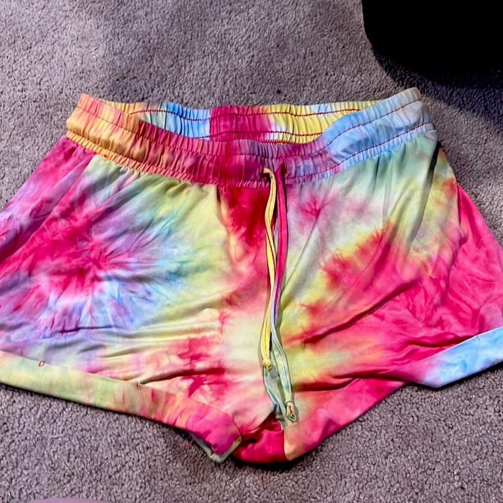 Kids cotton shorts tie dye size L (11/13)
